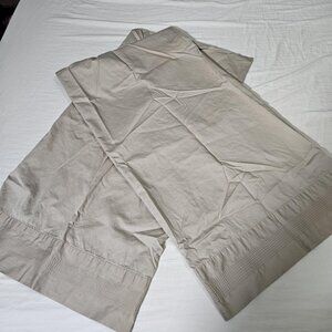 Nordstrom at Home King Pillowcases Set of 2 100% Cotton Beige 21x40 Portugal